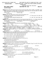 Đề thi học kì 2 (06-07)-khánh hòa