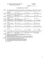 XK: KT 15 phut lop 11 - Quang (de 2)