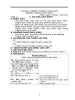 Giáo án Hình học 7 chương I