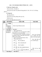 Ôn tập: Khái niệm về phân số