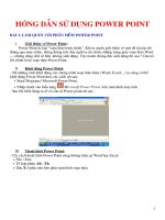 Làm quen Power Point
