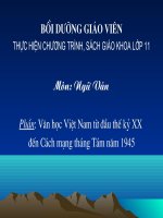 Bồi dưỡng thay sách 11