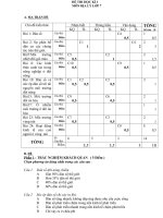 Giáng sinh 08 Đề thi và đáp án học kì 1 môn địa lý lớp 7(Đề 4)