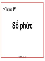 GT 12 - Bài Số Phức