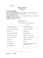 đề và đáp án thi học kì I - THAM KHẢO