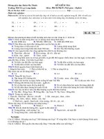 Kiểm tra đia 6 tiết 28