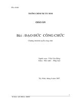 Đạo đức cán bộ công chức-Thi tuyển công chức