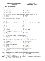 đề kiểm tra 45'' hóa nâng cao 10
