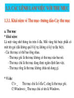 lam viec voi thu muc