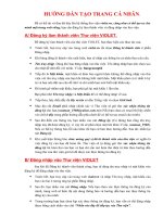 Cách tạo trang Web cá nhân.