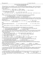 cau hoi trac nghem on thi tn12