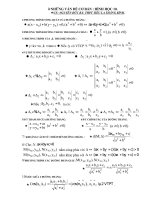 NHỮNG VẤN ĐỀ CƠ BẢN VỀ HÌNH HỌC LỚP 10