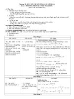 Đại số và giải tích 11 từ tiết 47 đến 70