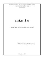 GA tiết 28 phepcong pt