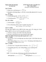 ĐÊ THI+DA (thử đại học)KHỐI D 2009-trường THPT Kim Thành II