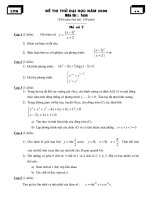 Đề thi thử đại học 2008 - TMT7