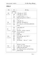 Giáo án lớp 2- tuần 6,7,8,910 (2008-2009)
