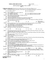 Đề KTHKI vật lí 10-NC-D8