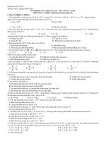 Kiểm tra Vật lý 9 học kỳ I