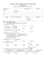 Kiểm tra Toán 9 học kỳ I
