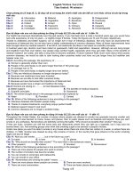 Đề Luyện Thi ĐH