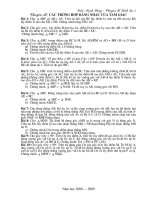 Chuyen de: Cac truong hop bang nhau cua hai tam giac