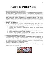 Writing techniques used in classroom