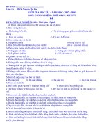 Đề kiểm tra HK2-Đề 1