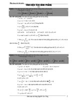 Ung dung TICHPHAN tinh dien tich