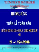 Tiết học lớn nhất thế giới