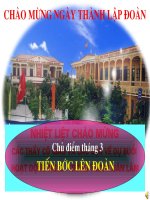 Hoạt động NGLL tháng 3