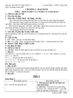 Giáo án Giải tích 12