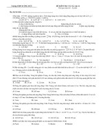 KIỂM TRA VẬT LÍ 45'' LỚP 12