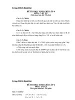 de thi va dap an HSG toan 9