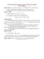 Đề dự bị đại học năm 2005