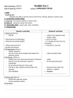 Teaching plan 10.4tc