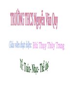 Chương III - Bài 3: Tính chất đường phân giác của tam giác