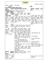 giao án toán 2 tuần 9