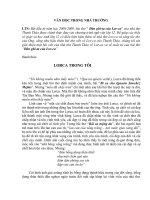 Thanh Thảo viết về Lorca và sự ra đời của bài thơ 