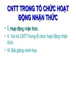 ứng dụng CNTT trong dạy học Vật lý
