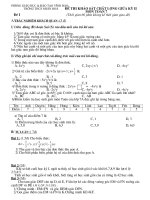 Đề thi KSCL Giữa kỳ II môn Toán 7