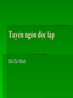 Tuyên ngôn độc lập
