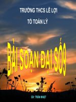 Chương IV - Bài 6: Hệ thức Vi-ét và ứng dụng