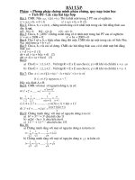 Bài tập nâng cao Đại số 10-chuyên toán