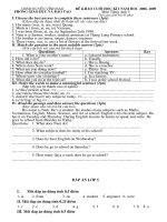 đề khảo sát cuối kì 1