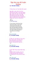 Tập thơ của Hồ Xuân Hương