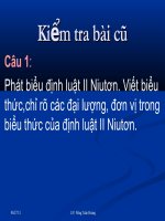 Định luật III Niutown
