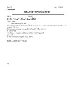 Bài 25: Thu nhập của gia đình