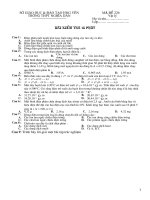 XK: KT 15 phut Chuong 3 lop 11 CB (de 2)