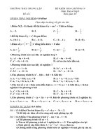 KIỂM TRA 45 ĐẠI CHƯƠNG 4